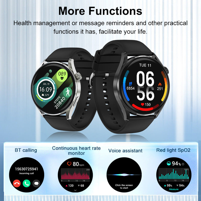 Smart Watch Fitness Tracker with Heart Rate Blood Oxygen Blood Pressure Sleep Monitor 100 Sports Modes Step Calorie Counter-2
