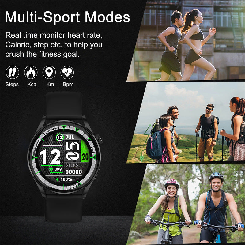 Smart Watch Fitness Tracker with Heart Rate Blood Oxygen Blood Pressure Sleep Monitor 100 Sports Modes Step Calorie Counter-3